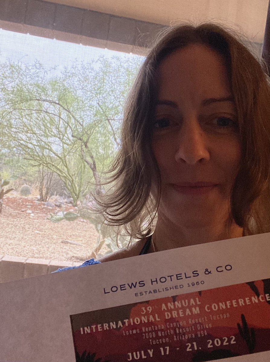 kimberlymascaro's tweet photo. π¬ Made it to the IASD annual #dreamconference with minimal delay. π The next 5 days are 100% dedicated to the dream arts & sleep-dream research. Iβm so grateful to be among my colleagues again. @DreamScholars https://t.co/2Ig2VOatF1