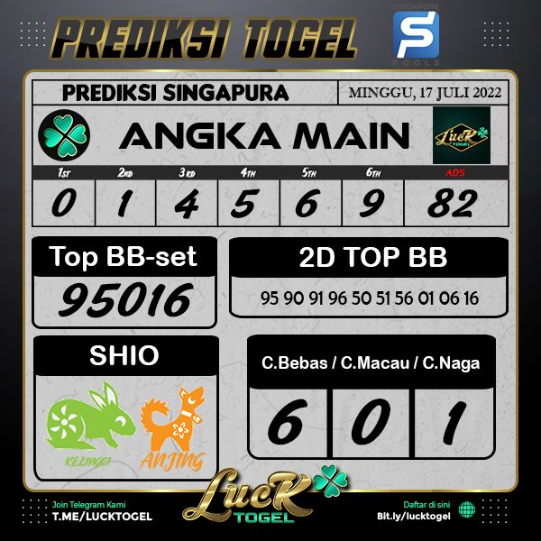 LuckTogel's tweet photo. Prediksi Bocoran Togel Pagiii Hari ini Sabtu, 16 Juli 2022
Link daftar: https://t.co/rfKYr3ngFZ
-
Kominfo jennie gabriel jesus minggu pak yanto 
#lucktogel #piala #dunia #pialadunia #BiroJomblo #stopbayarPajak #worldcup https://t.co/tHPxoP6hHj
