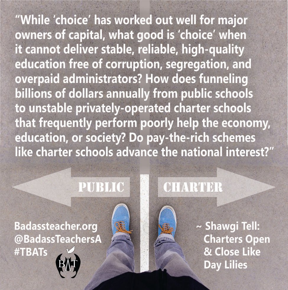 Arizona Bats (@azbatsa) on Twitter photo Billions wasted. If you don't believe it, just google "Another Day Another Charter School Scandal." Or take a look at the data collected at NPEaction.org. #TBATs <a href="/NewMexicoBATs/">NewMexicoBATs</a> <a href="/TxBats/">Texas Bats</a> <a href="/OklahomaBATs/">OklahomaBATs</a> <a href="/MontanaBATs/">Montana</a> <a href="/WyomingBATs/">WyomingBATs</a> <a href="/Nodakbats/">NoDakBats</a> <a href="/SoDakotaBATs/">SouthDakotaBATs</a> <a href="/NebraskaBATs/">NebraskaBATs</a> Billions wasted. If you don't believe it, just google "Another Day Another Charter School Scandal." Or take a look at the data collected at NPEaction.org. #TBATs <a href="/NewMexicoBATs/">NewMexicoBATs</a> <a href="/TxBats/">Texas Bats</a> <a href="/OklahomaBATs/">OklahomaBATs</a> <a href="/MontanaBATs/">Montana</a> <a href="/WyomingBATs/">WyomingBATs</a> <a href="/Nodakbats/">NoDakBats</a> <a href="/SoDakotaBATs/">SouthDakotaBATs</a> <a href="/NebraskaBATs/">NebraskaBATs</a>