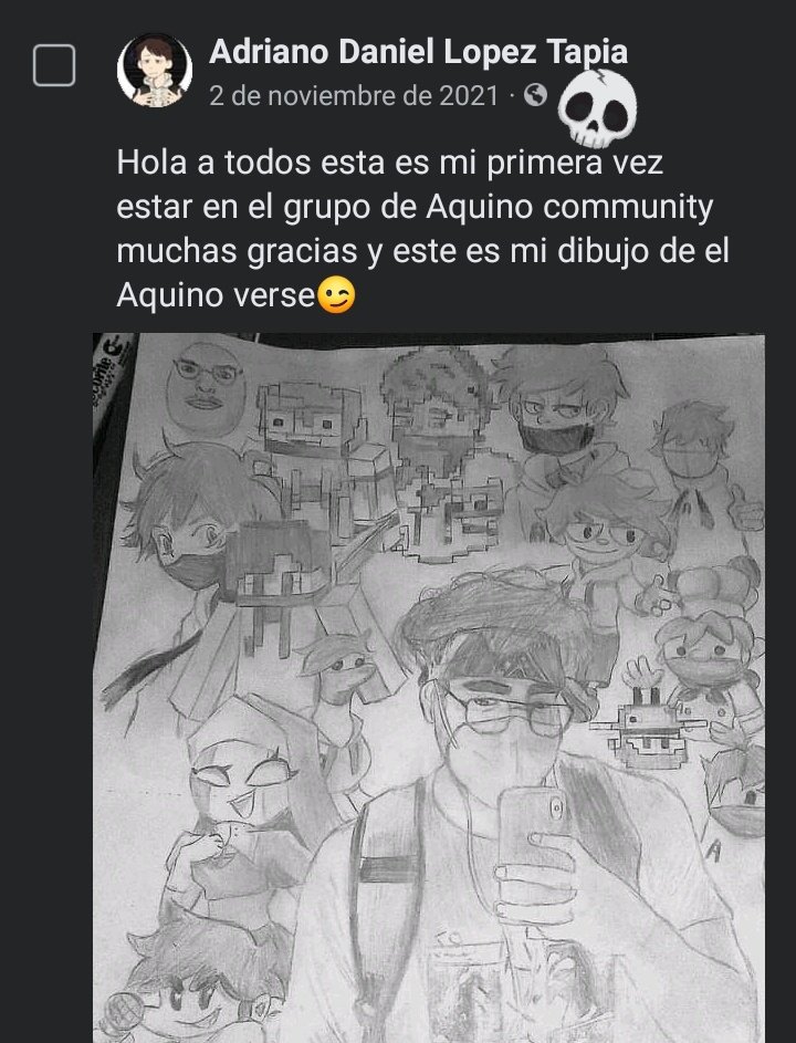 aquinocommunity's tweet image. Como vas a mostrar recién una publicación q se envió el año pasado nmms facebook