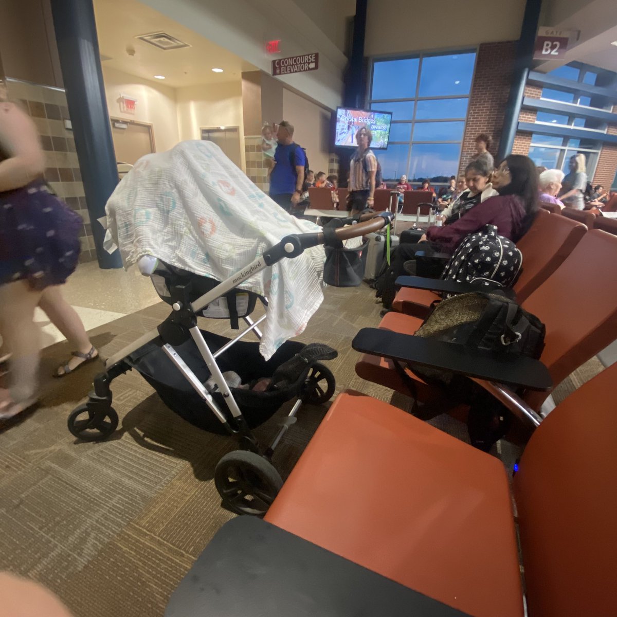 simplywebster's tweet photo. *Sees @jacksonb713 in the airport*
“Hey can you watch my newborn child for a few minutes while I find its mom?” https://t.co/BOXtsX2BmX