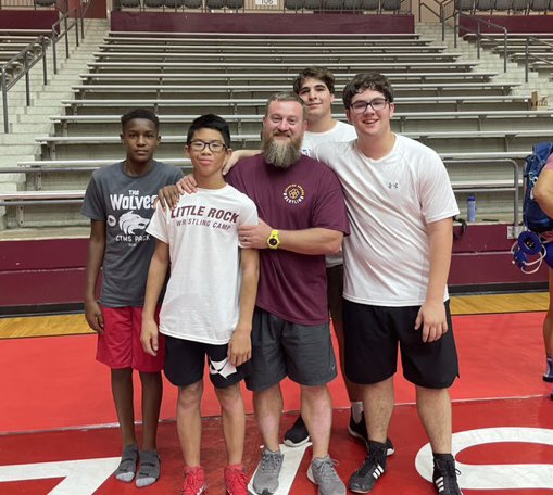 40 Wrestlers went to camp to learn new techniques, team bond & have fun @LittleRockWRES thank you @CoachJaviM @CoachErisman for great week. Thanks @gcisd Transportation for safe travels. Thanks Coach Martin, Mrs Martin & Coach Johnson & Coach Criner