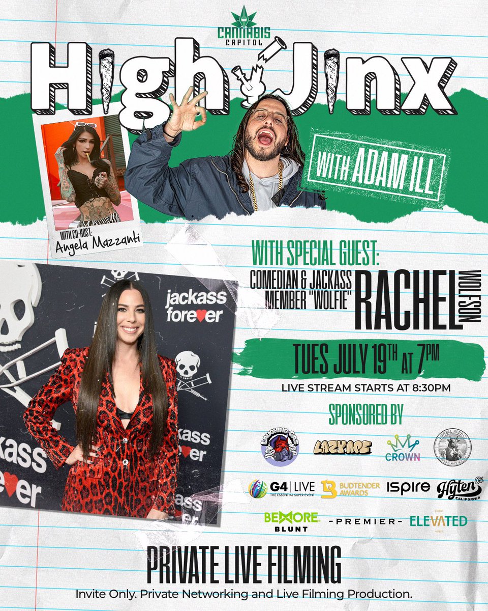 gettinghighwith's tweet photo. New episode of #highjinx ft @wolfiecomedy being filmed on Tuesday. You tryna be in the audience? https://t.co/iMTn0xhLTI
