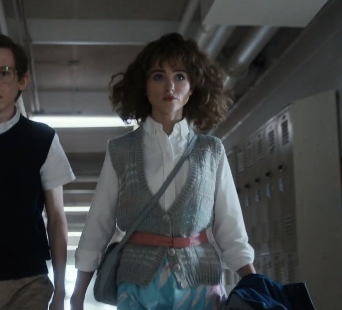 thinkernancyw's tweet image. nancy in her vest outfit 🫶