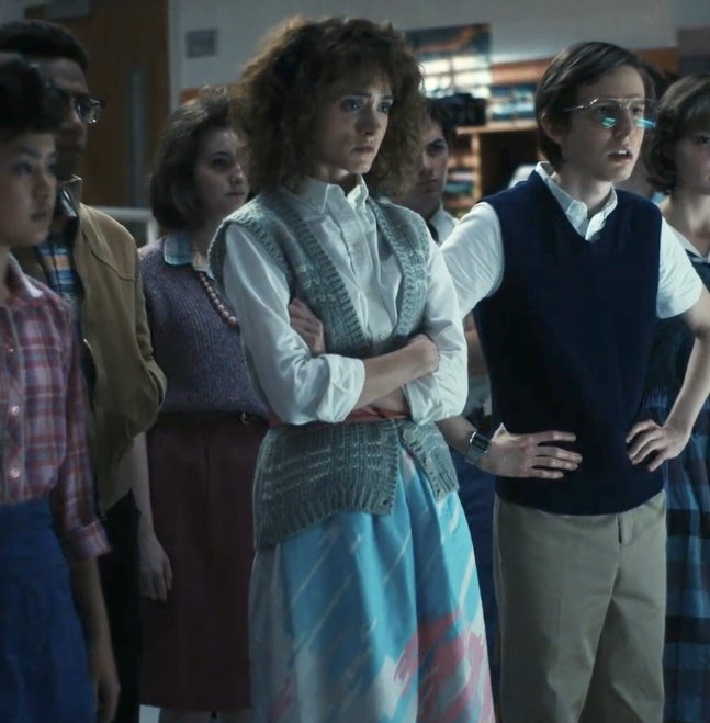 thinkernancyw's tweet image. nancy in her vest outfit 🫶