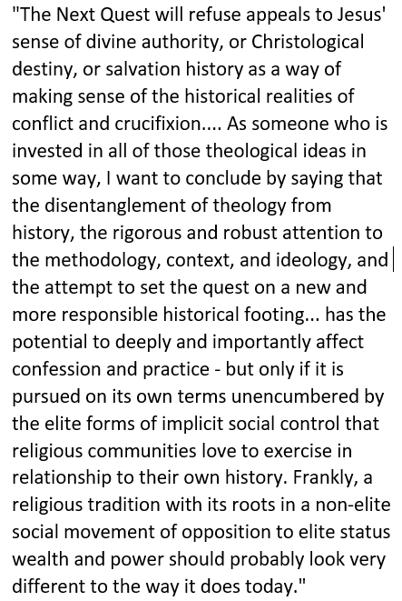 dorhamidbar's tweet photo. I'm now listening to some of the #NextQuest papers that were delivered in the wee hours of the morning here. And may I say, @seanfwinter, that was quite a conclusion (after some equally well made points on 'the elite' in historical Jesus studies): https://t.co/M2GCRNXrWt