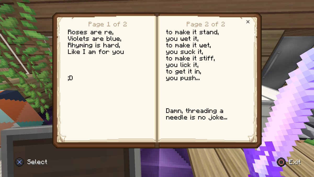 IamFreya9's tweet photo. @IVloody I love the little notes you leave me😚😏 
♡ First time Mike has ever died in minecraft 😭😭 
@FallenAngelPR1 when we 1v1 next 🤣😂 
#fuckingMike #cod #minecraft #1v1 #horse #discord https://t.co/mFwcYGs8hK
