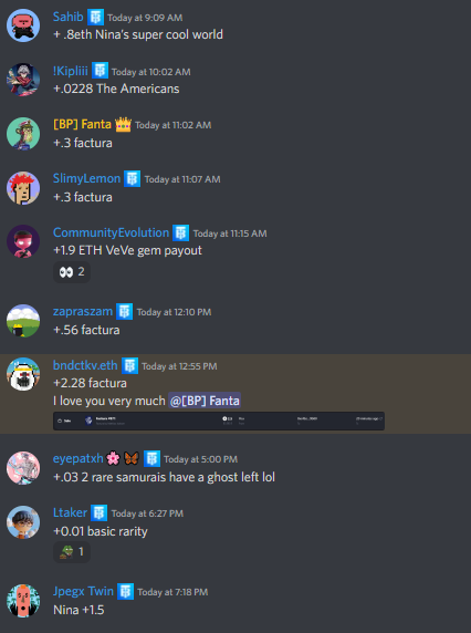 TheBlueprintNft's tweet photo. Last 72 hrs in blueprint

Mirakai Scrolls: .055➡️.3
Factura: .15➡️1.87
Ninas: .5➡️.7
Beings (50x WL): 0➡️.12
DogeDoge:0➡️.04

There is one big project blueprint is very bullish on, gotta buy a pass to find out!👀
rt for a chance at a free week in blueprint
https://t.co/6zrRO7N5Hv https://t.co/zeJswnkANJ