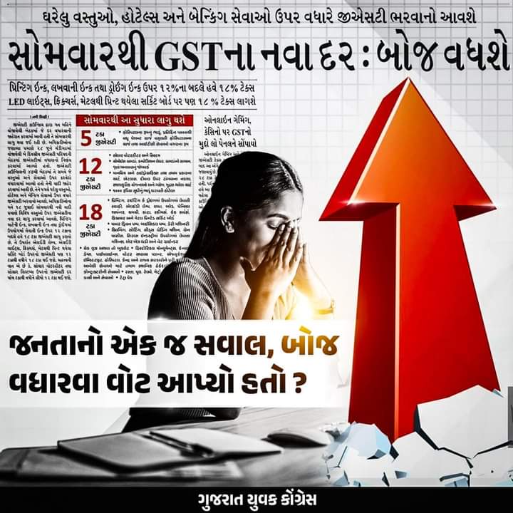 SolankiDevashi's tweet image. સિંહ એટલો ભુખ્યો થયો છે કે બાપડી પ્રજાના પેટ માથે પણ GST ઠોકી દીધો...
#gst #gstrates #gstrateupdate