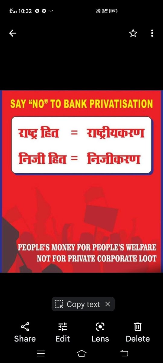 Jayashrijoshi17's tweet image. #WeOpposePrivatization