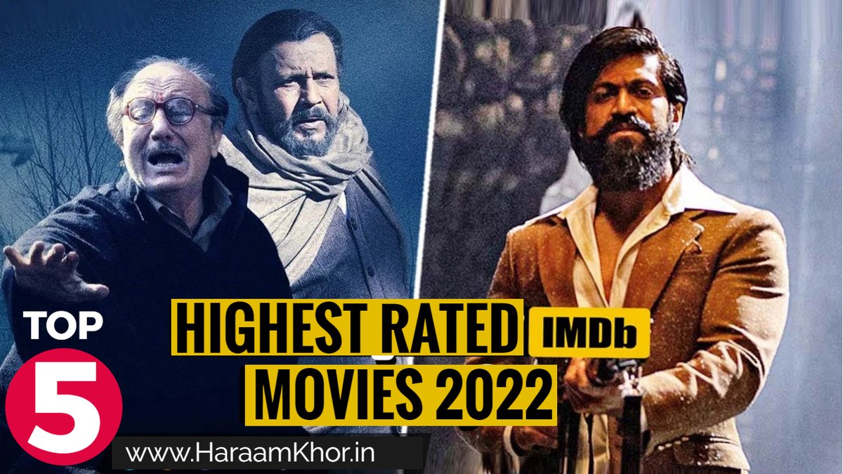 Here's the List of Top 5 #Highest #Rated #Indian #Movies of 2022👇
.
haraamkhor.in/top-highest-im…
.
#EntertainmentNews #Bollywood #MovieReviews #film #HaraamKhor #List #SushmitaSen #entertainer #latestnews #IMDb #IMDbMostPopular #Popular