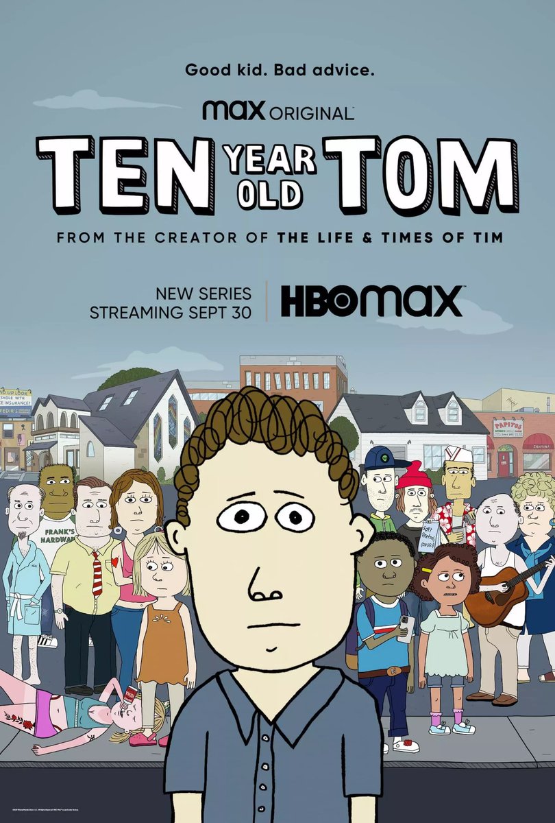 Just discovered #TenYearOldTom, a very funny show by #SteveDildarian from The Life & Times of Tim