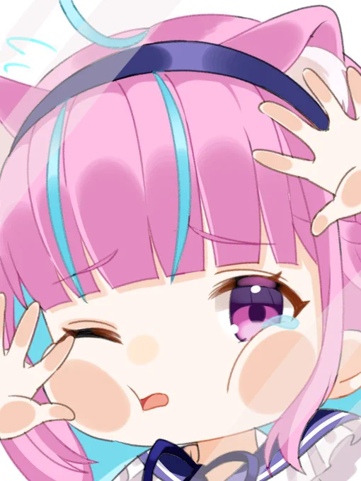 うぅ…って感じのあくたんです#あくあーと #湊あくあ 