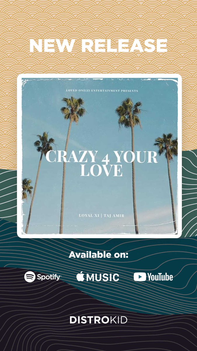 loyalxi_'s tweet photo. @spotify #ReleaseRadar for my new single ”Crazy 4 Your Love” (feat. Taj Amir) https://t.co/T17RHu8B59