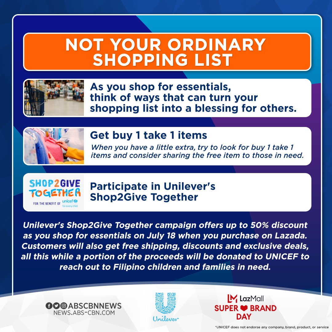 ABSCBNNews's tweet photo. Before you buy that item in the grocery, read this first. For more information: https://t.co/76d3kidVkC #Shop2GiveTogether #BrandNews https://t.co/jshpmMYyCq