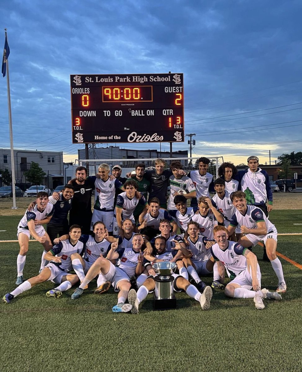 RFCMNAcademy's tweet photo. Champions of the North!! Next stop: Michigan https://t.co/a9Wq8lrVc8