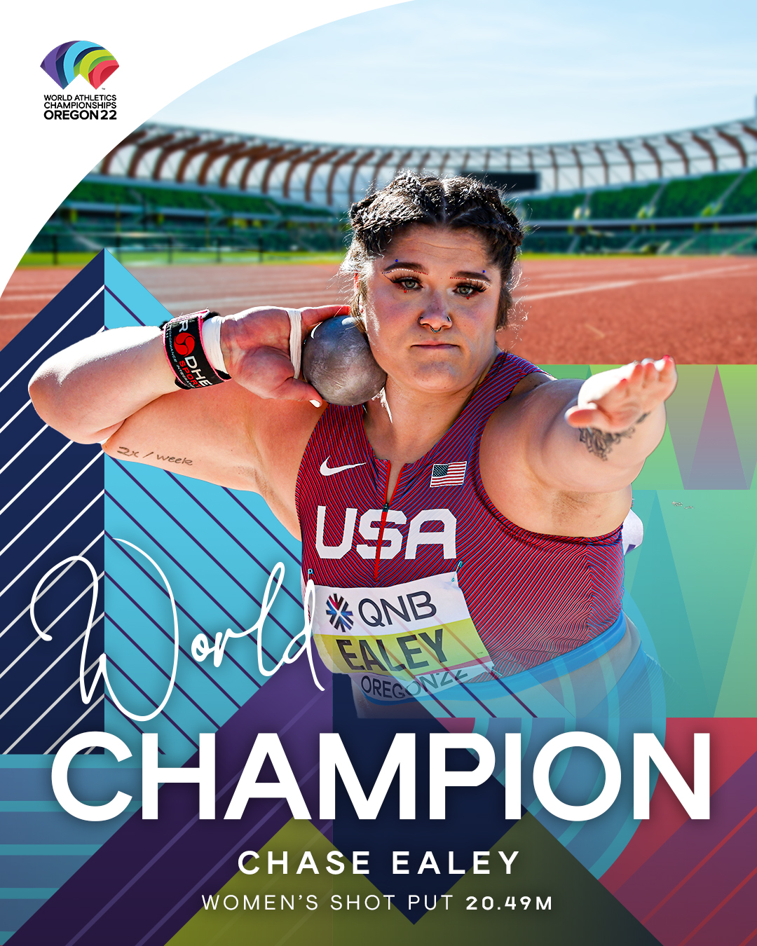 Shot Put Throw Olympics 2022