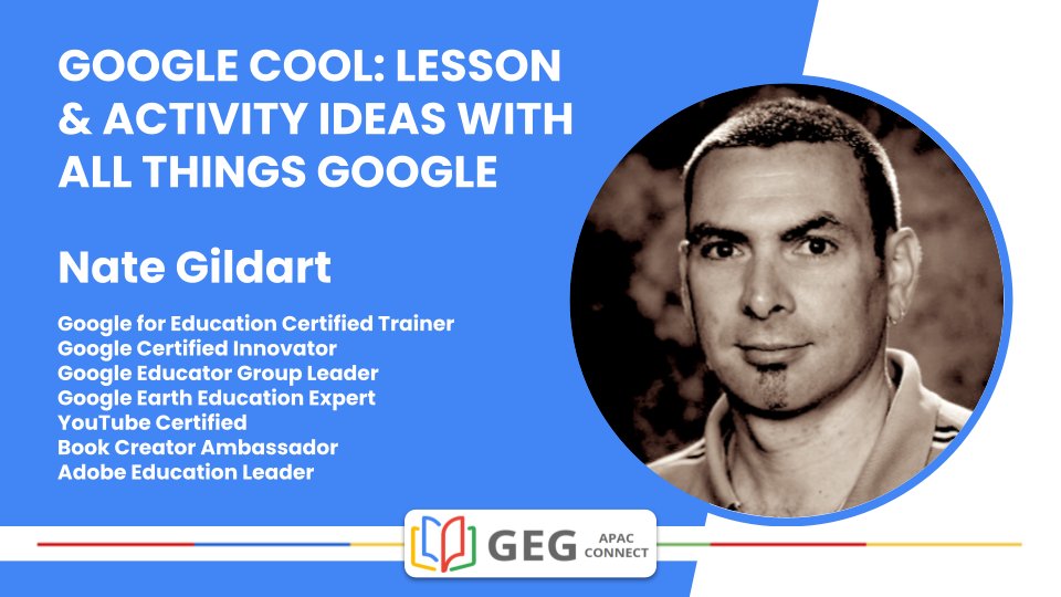 nathangildart's tweet photo. Day 3 at #GEGapacWeekend! I'm showing some cool ideas using anything Google!  Watch on YouTube: https://t.co/P5tXAOsfsK

Other sessions in the schedule: https://t.co/XBb3kEsZGB

#GEGapac @GegProgram #GoogleforEdu https://t.co/27gU2IK7L1