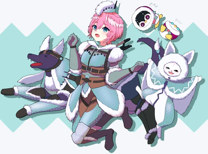 カガチ装備のルイ姉を描きましたリクエストありがとうございました〜#Luillust 