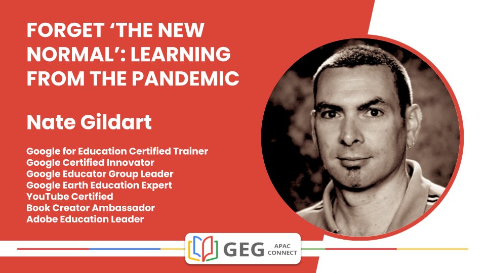 nathangildart's tweet photo. Day 3 at #GEGapacWeekend! I'm having a chat about things we've learned from teaching during the pandemic! Please share ideas! (8pm JST) Watch on YouTube: https://t.co/f4v7wddJK4

Other sessions in the schedule: https://t.co/XBb3kEsZGB

#GEGapac @GegProgram #GoogleforEdu https://t.co/HJNvPxS1T2