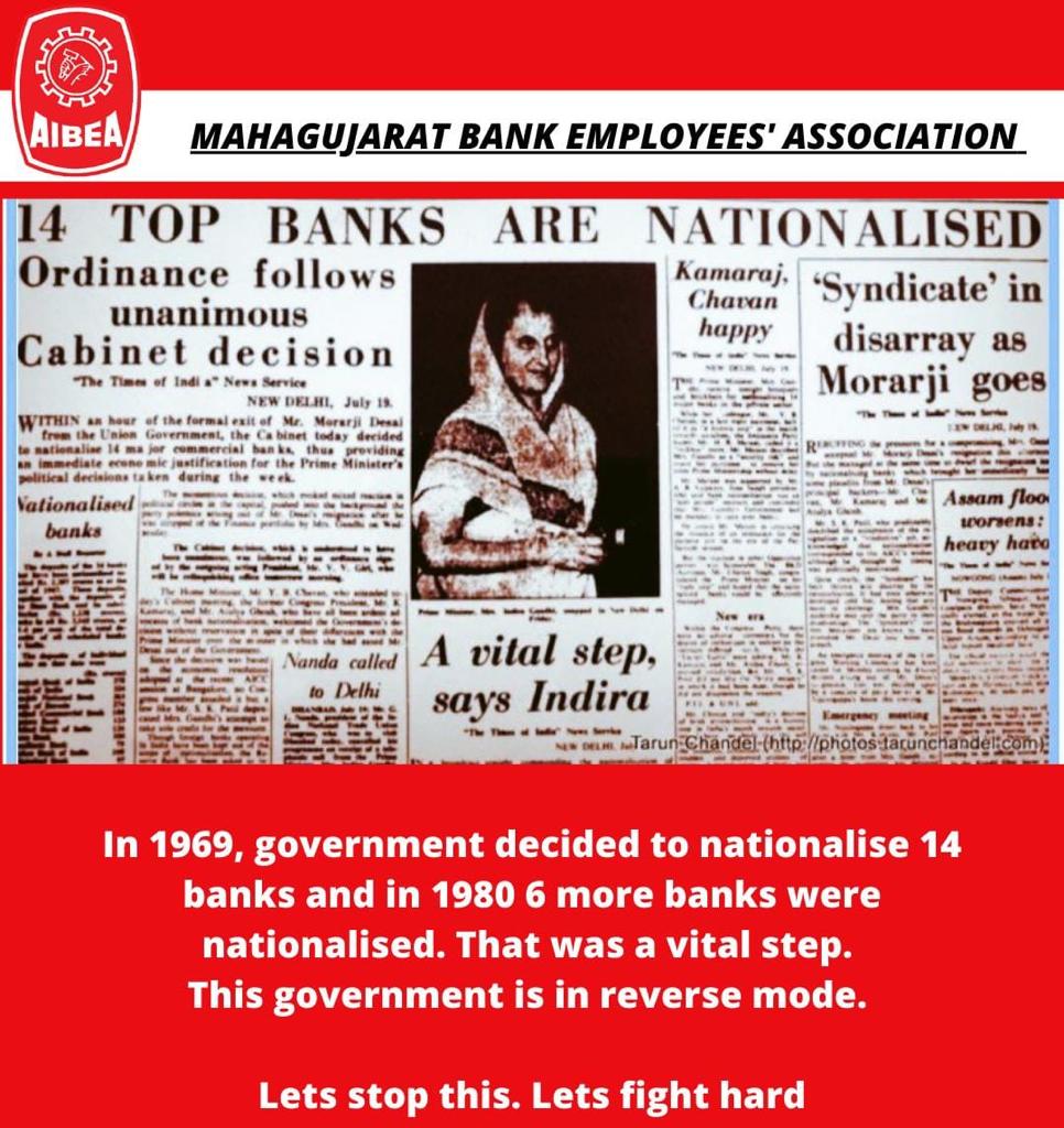 We demand to Stop privatizationofbanks
<a href="/kharge/">Mallikarjun Kharge</a> <a href="/RJDforIndia/">Rashtriya Janata Dal</a> <a href="/AITCofficial/">All India Trinamool Congress</a> <a href="/AIADMKOfficial/">AIADMK - SayYesToWomenSafety&AIADMK</a> <a href="/yadavakhilesh/">Akhilesh Yadav</a> <a href="/SanjayAzadSln/">Sanjay Singh AAP</a> <a href="/msisodia/">Manish Sisodia</a> <a href="/BhagwantMann/">Bhagwant Mann</a> <a href="/raghav_chadha/">Raghav Chadha</a> <a href="/isudan_gadhvi/">Isudan Gadhvi</a> <a href="/DMK4TN/">#DMK4TN</a> <a href="/mkstalin/">M.K.Stalin - தமிழ்நாட்டை தலைகுனிய விடமாட்டேன்</a> <a href="/rautsanjay61/">Sanjay Raut</a> <a href="/AjitPawarSpeaks/">Ajit Pawar</a>
<a href="/Gopal_Italia/">Gopal Italia</a>

#PublicBanksNotForSale