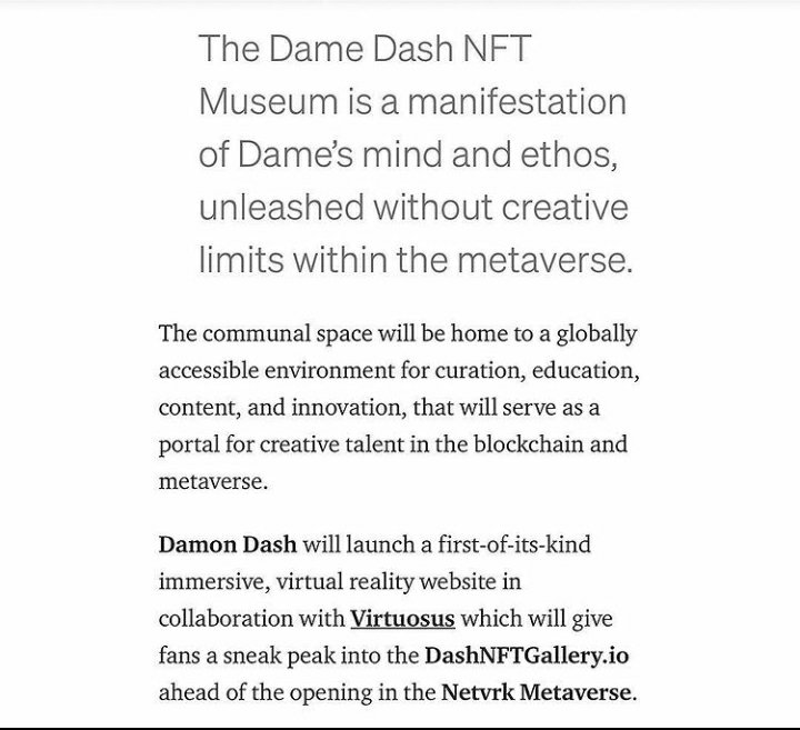 #DASH #NFT #Museum <a href="/dashnftgallery/">DashNFTGallery</a>