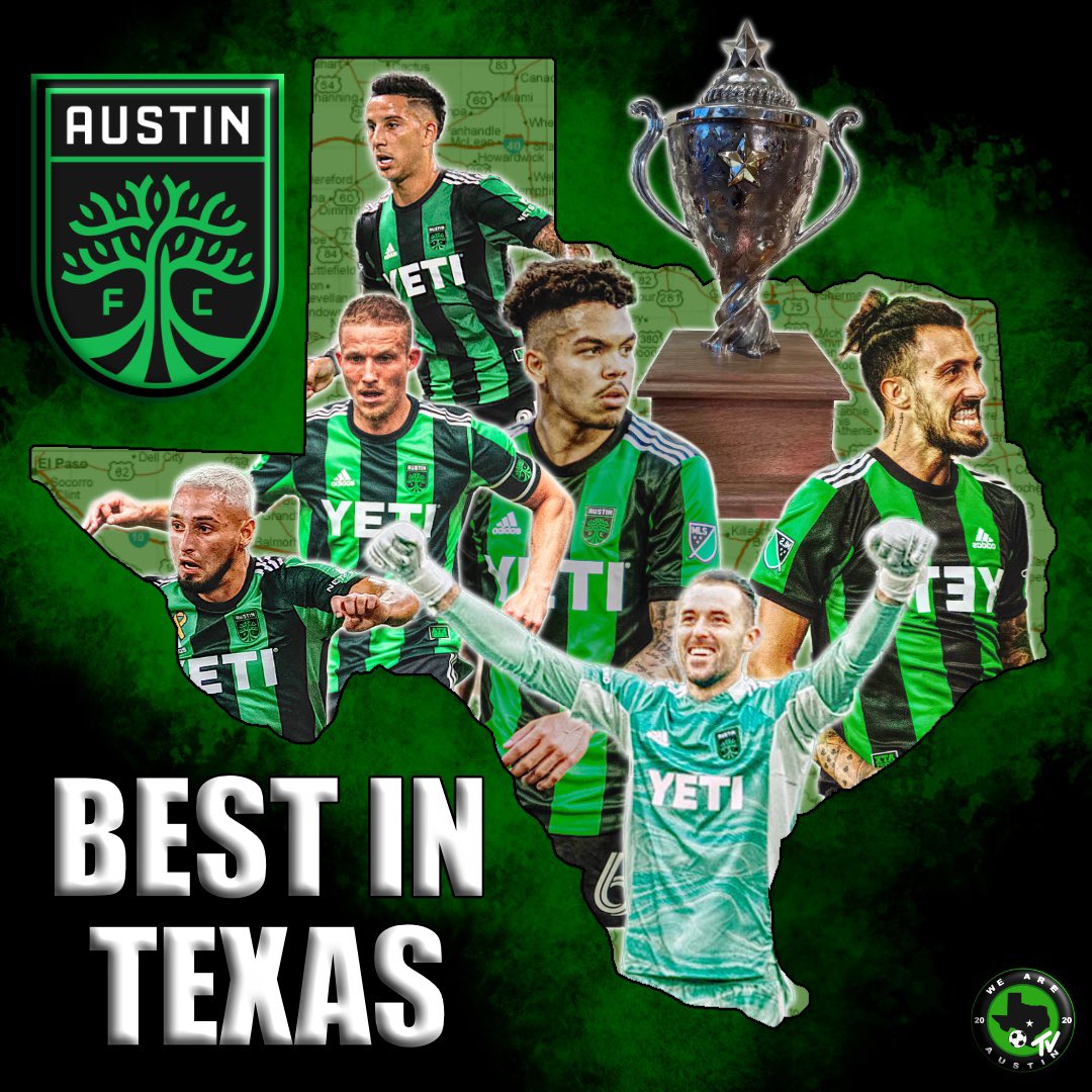 WeAreAustinTV's tweet image. First Trophy In Club History! Austin FC Win Copa Tejas! 🏆 WE ARE THE BEST IN TEXAS! #AustinFC #MLS #CopaTejas
