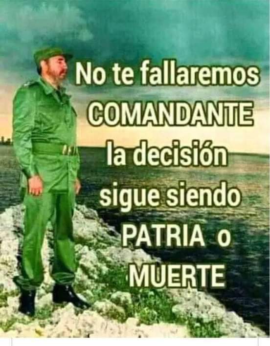 Sí se pudo, sí se puede y siempre se podrá.
#CubaPorLaPaz