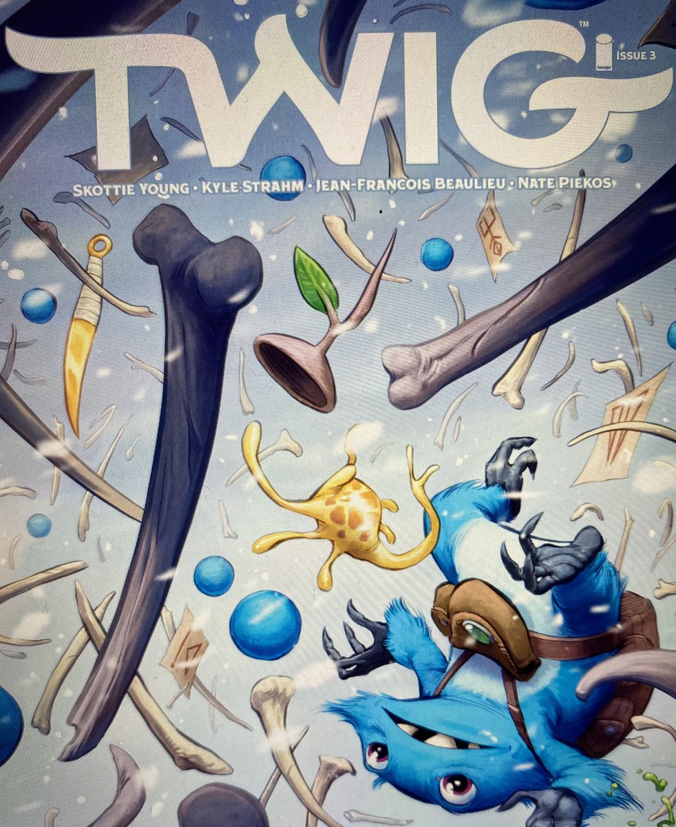 I am mesmerized by the beautiful @kstrahm art and #jeanfrancoisbeaulieu colors in Twig and @skottieyoung is writing a fun adventure from @ImageComics