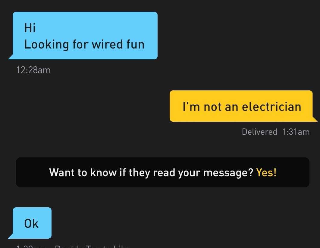 Sometimes you just have to respond in a smartass way!