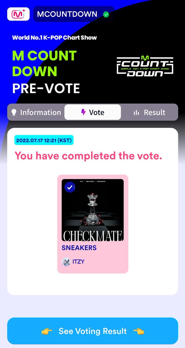 ITZYDomain's tweet image. MIDZYS, have you voted for #ITZY? Please create multiple accounts on the MNET site to participate in the M COUNTDOWN PRE-VOTING session! Our girls are currently in 4th place, we need all hands on deck! 👟❤️🔥
mnetplus.world/community/vote…