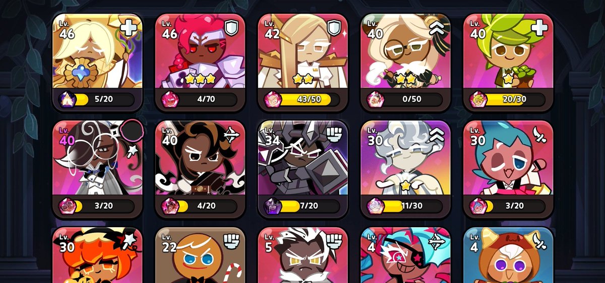 I have no idea what I'm doing in cookie run Kingdom but my cookies are cute AF