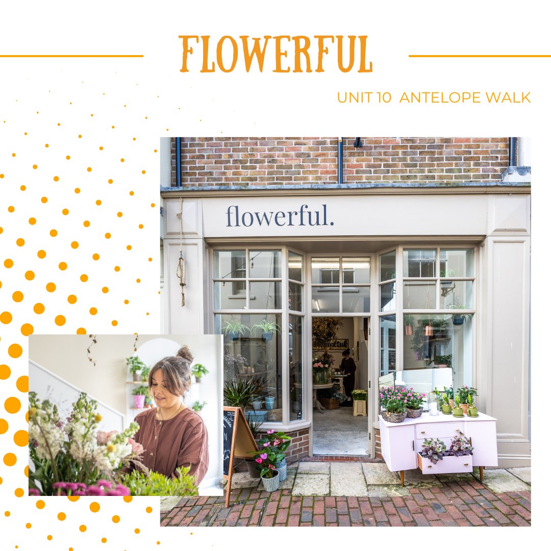 Business Spotlight: Unit 10 Flowerful 
Flowerful offers bespoke #florist services, as well as courses and #workshops – a wonderful escape from the stresses of everyday life.  
#AntelopeWalk #Dorchester #DorsetBusiness #ShoppingArcade #ShopLocal #SupportLocal #DorsetSmallBiz