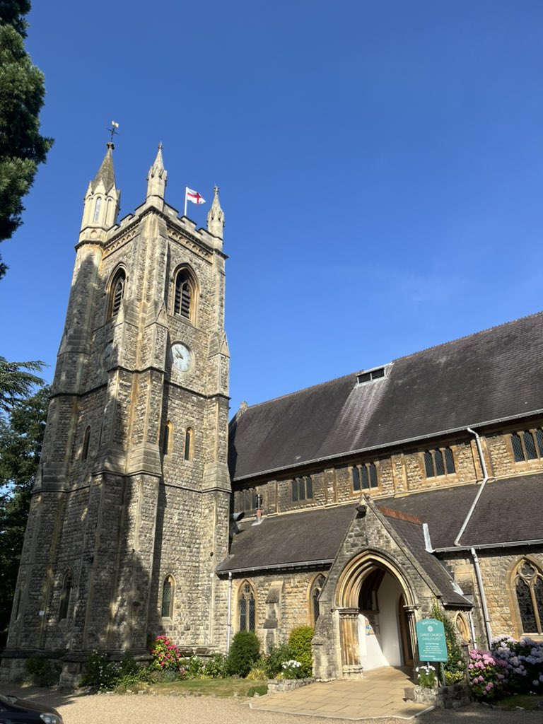 CClark_UK's tweet photo. @BishopTonbridge preached at this morning’s service of Holy Communion to celebrate the 150th anniversary of @CCChislehurst. The church was consecrated by Archbishop Tait on the 29th of July 1872 and became its own parish on the 30th of June 1906. @SaveTheParish @ChislehurstSocy https://t.co/PmsL8eTEbg