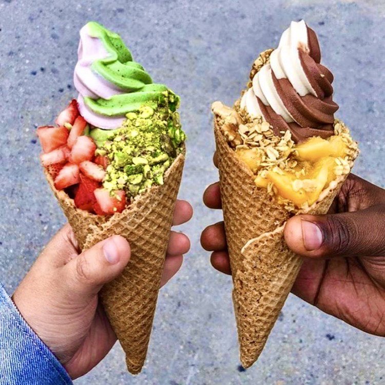 24/ Frozen Yogurt

Long before it became one of the most popular frozen desserts of the 21st century, Frozen Yogurt can trace its roots back more than 5,000 years with origins in both the Middle East & India. Considered a healthy alternative to ice cream #IceCreamDay