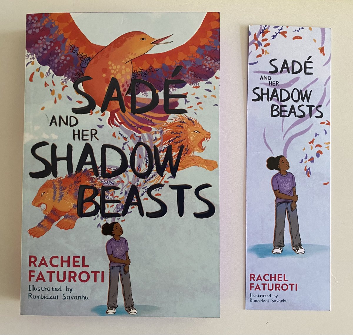 I’m still flicking through and admiring the stunning illustrations from @marykeepsgoing that perfectly complement the masterful storytelling and beautiful messages in @RachelWithAn_E’s magnificent book #SadéAndHerShadowBeasts 💜