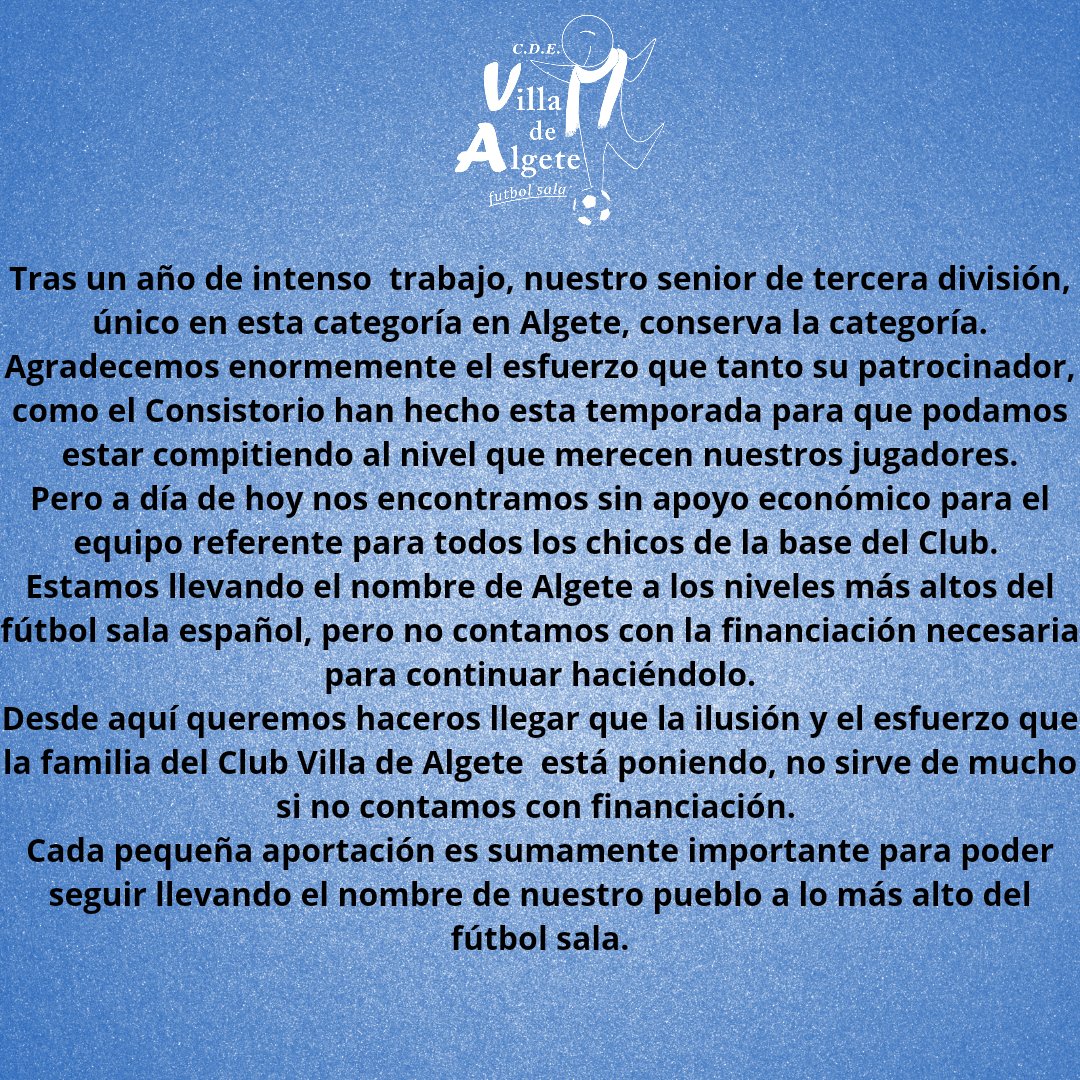 Villa de Algete FS tweet media