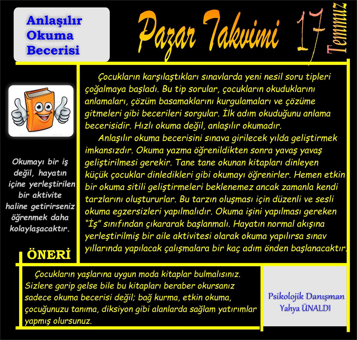 yahyaunaldi's tweet photo. Okuma becerisini geliştirmek ileride karşılaşacağınız öğrenme problemlerinin kolay aşılmasını sağlayacaktır. #diskalkuli #disleksi #disgrafi #dehb #okumabecerileri #öğrenne #öğrenmegüçlüğü #dikkattoplama https://t.co/svnBuAX8Fp