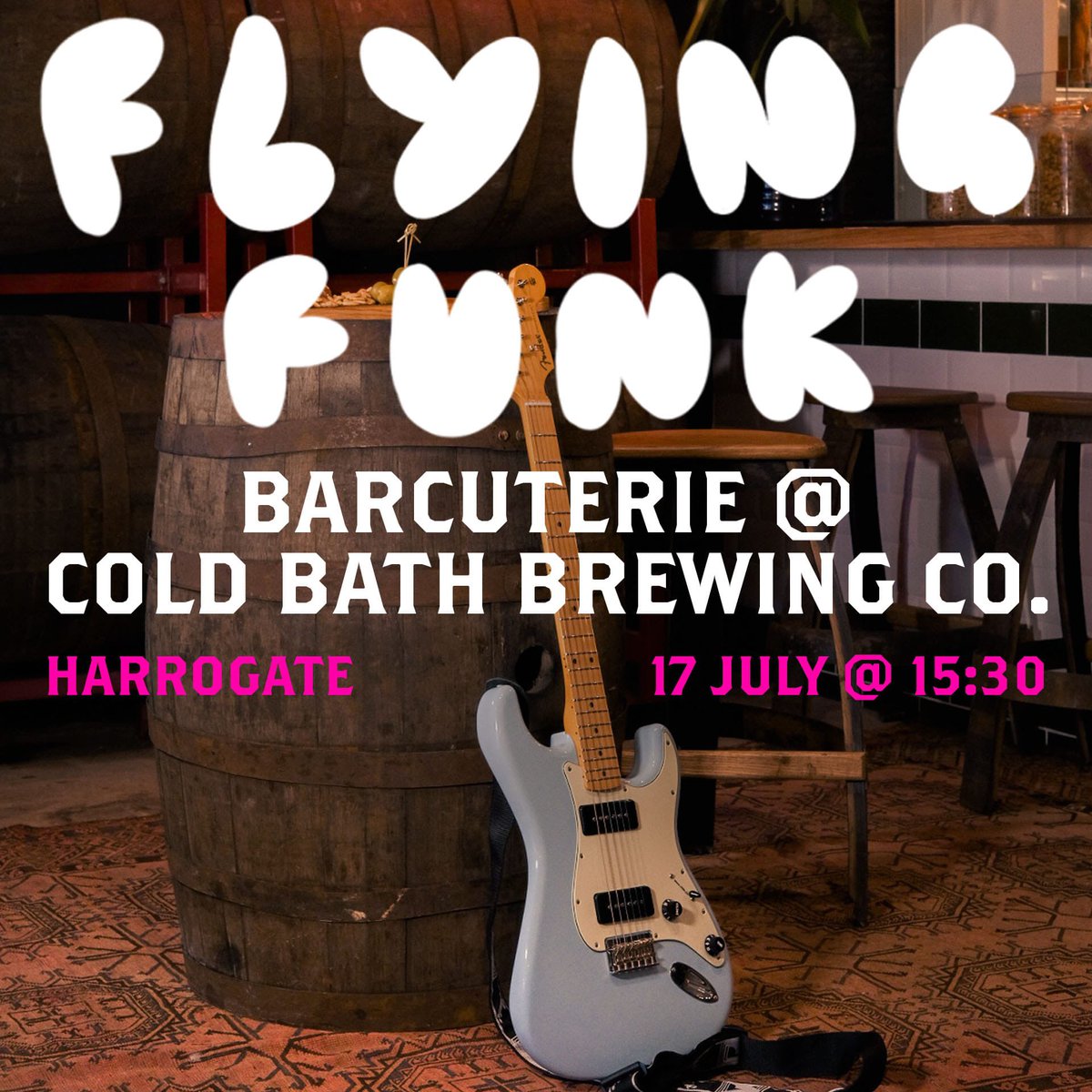flyingfunkband's tweet photo. We’re heading to you #Harrogate!!  @VisitHarrogate @Yorkshire_Gigs #funk #livemusic #sunday @coldbathbrewco https://t.co/X2JjWXXQff