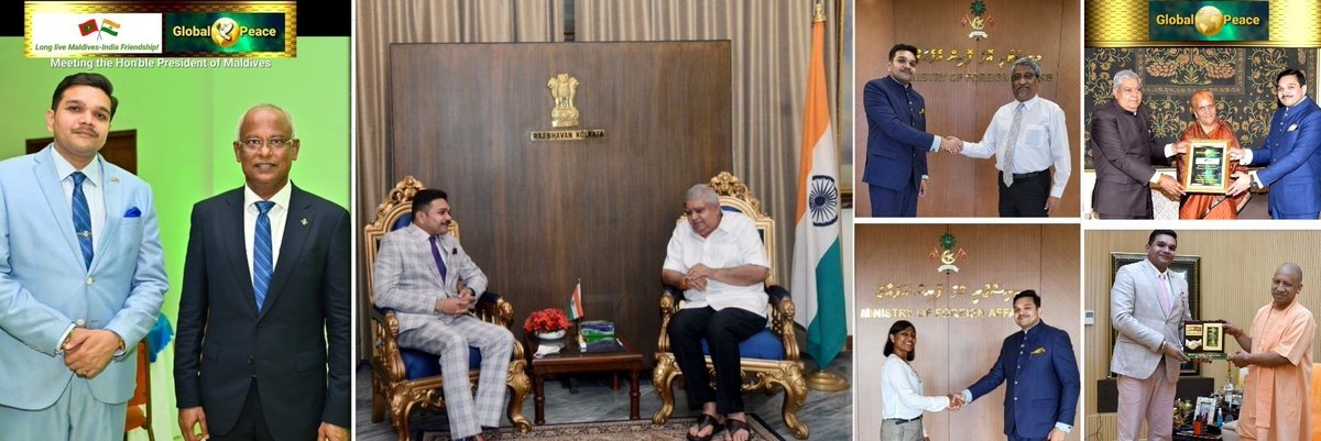 RamKJaiswal's tweet photo. It is indeed great honour & pleasure to dedicate my new #Twitter Cover-DP for #GlobalPeace ๐๐#MaldivesIndiaFriendship #EducationForAll #WomenEmpowerment #GenderEquality #Conpassion
๐ฎ๐ณ๐ฒ๐ปRam Krishna Jaiswal
Hon.Consul Republic of #Maldives in Kolkata, West Bengal https://t.co/rtEue5WwHJ