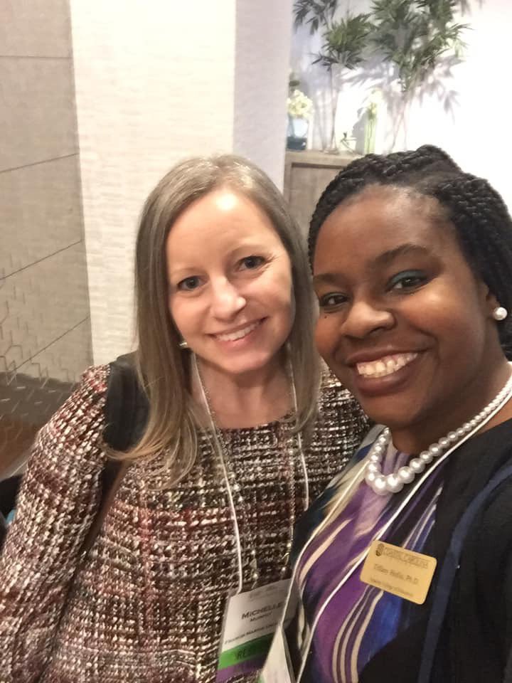 DrMurphy4Sped's tweet photo. It’s been a fun few years of working on SC-TED as Membership Co-Chair with  my friend and colleague, @DrTiffanyHolli1! Always love a photo op with the Selfie Queen aka “Tiff-a-razzi”📸👑🫵🏻 Yesterday and Circa…some year pre-pandemic?! https://t.co/3JJHpNusxI