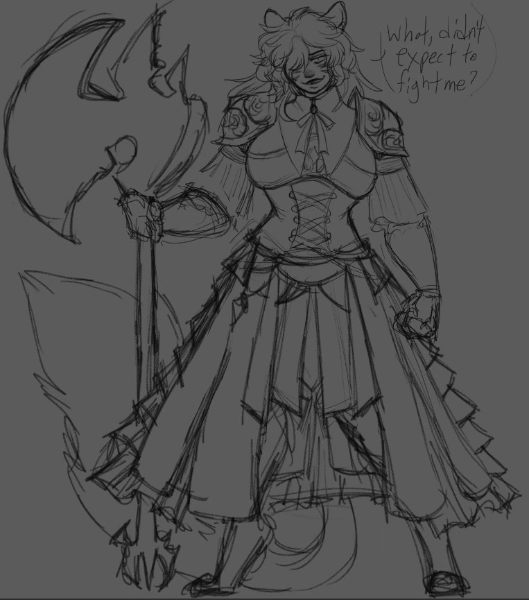 //this is a piece for ffxiv amby but i think its good for showing 'amby can be intimidating when he feels like it'