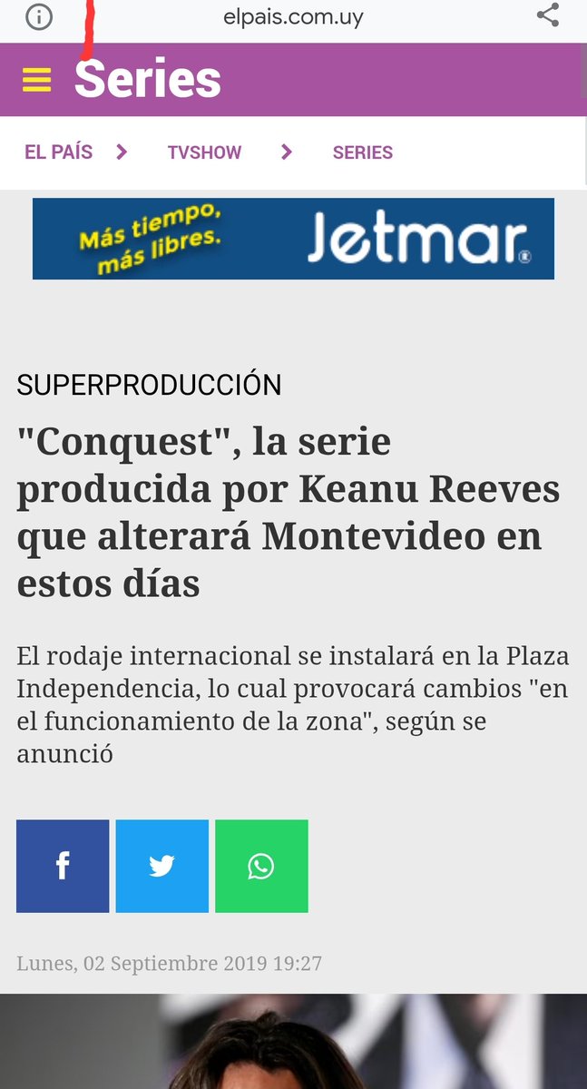 Se acuerdan de esto??? Q habian filmado en la plaza independencia? En que quedó?? <a href="/diegodelacurva/">Min. Diego González González</a>  #Netflix #keanu #conquest #uruguay #comimosdeltupper
