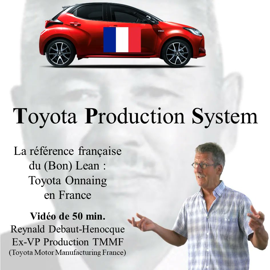 PMarris's tweet photo. Le French Toyota Production System presented (in French) by ex-VP of Production of Toyota France. One third of the cars produced in France. World class factory running the Toyota way.
https://t.co/mVjVes4ALb
#Lean #BonLean #ToyotaWay #ToyotaProductionSystem https://t.co/LVqwVNioLB