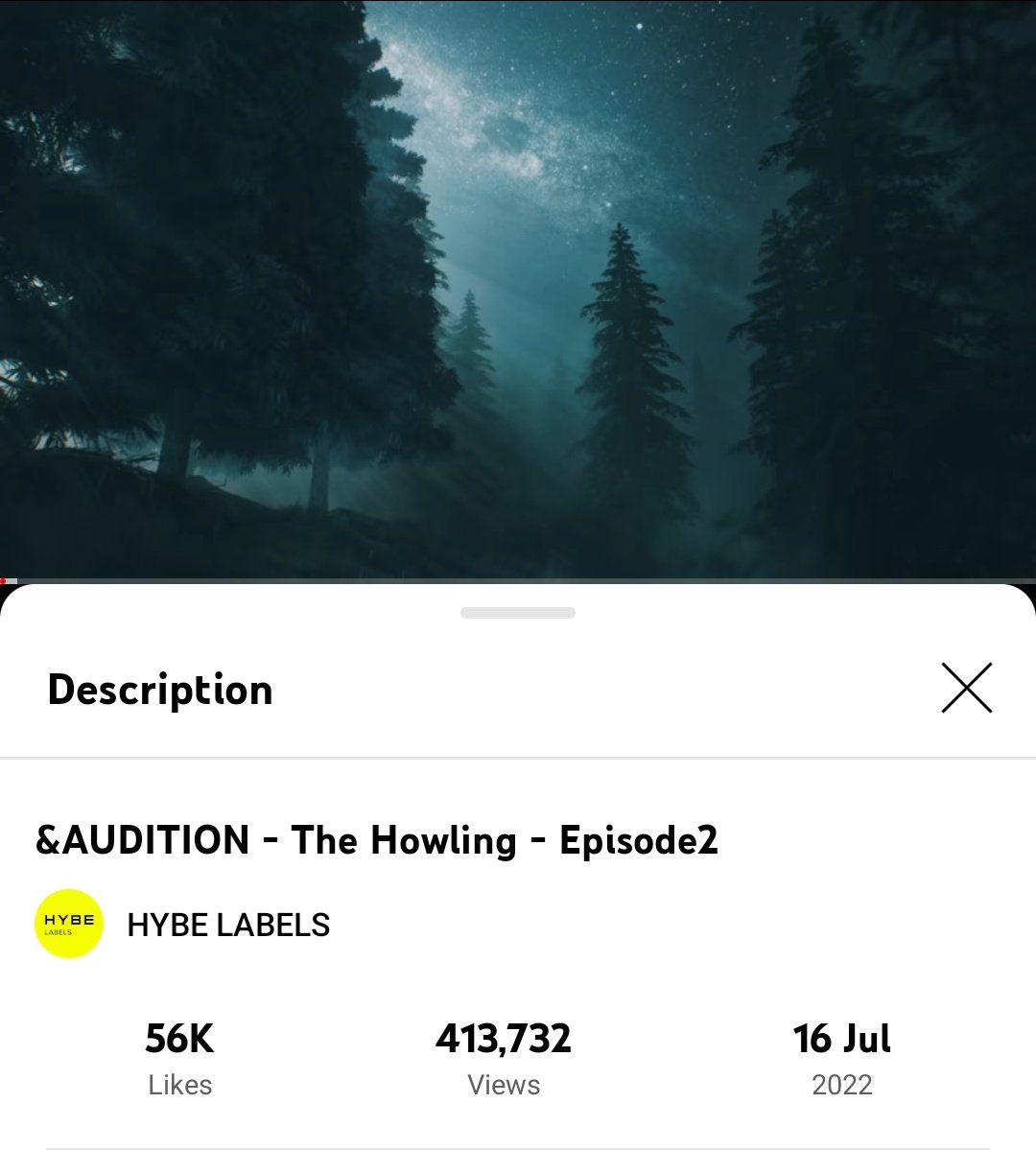 andteam_charts_'s tweet photo. [INFO/YouTube]
&amp;AUDITION - The Howling - Episode2 has surpassed 400K views and 50K likes on Hybe Labels official youtube channel!

You can watch it here:
https://t.co/o5zxb0uK9A

HOWL OUT
@and_audition
#andAUDITION
#TheHowling_EP2 https://t.co/Ek86Jz6L5t