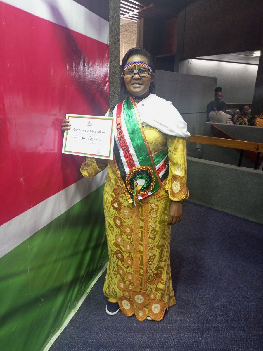 DapKWomen's tweet photo. Madam Kevinnah Loyatum NEC member Got Awarded yesterday as Peace Ambassador she has been in the forefront in changing the lives of girls and women in Porkot, and extended to the entire East Africa @EugeneLWamalwa @wamunyinyi @HonEseli @DapKWomen 
#Uchaguzibilaubaguzi
#Amanikenya https://t.co/LYNncwuxQK