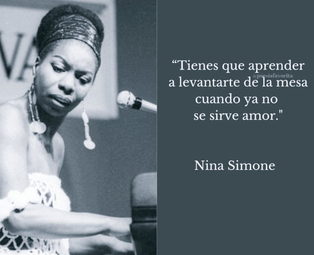 Sabia Nina Simone 

#howitfeelstobefree