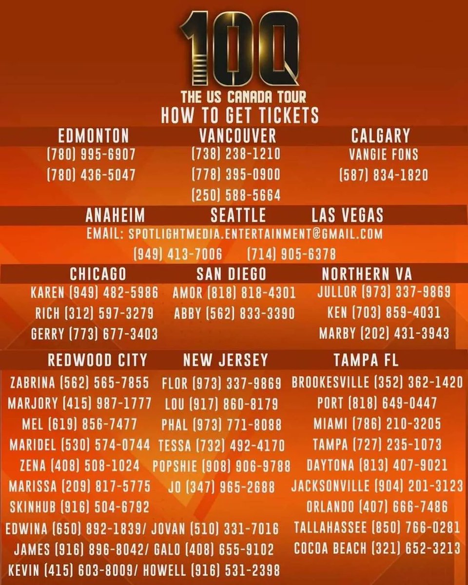 AngelineQFP's tweet photo. 12 Cities, 1 Celebration!

U.S and CANADA, 
Magkita kita po tayo this September and October para sa 10Q Concert with BUDAKHEL

A 10Q Concert Presentation reliving a story of hope through music!

#AngelineQuinto @LoveAQuinto https://t.co/yruHDcIj4W