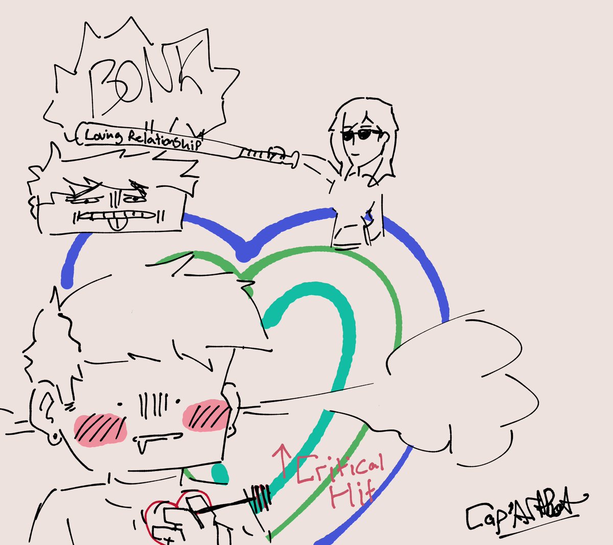 CaptainArtBot's tweet photo. Sometimes you gotta have fun and do a bunch of shitpost sketches/doodles

#artistsontwitter #art #artwork #art2022 #OC #digitalart #sketches #Doodles #fundrawing https://t.co/1z8QLjtjpJ
