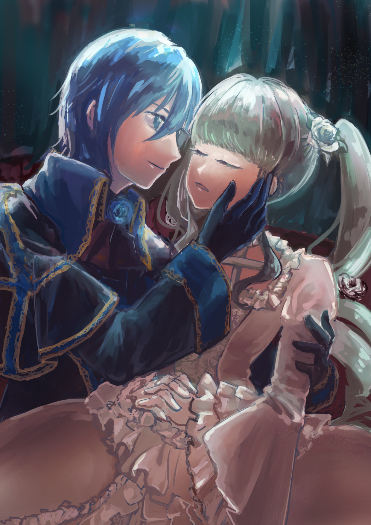 はるまろん 絵アカ 12 カンタレラ Whiteflame 黒うさp 100曲ボカロ絵チャレンジ 初音ミク Kaito 絵描きさんと繋がりたい Vocaloid T Co Auqihjnxou Twitter